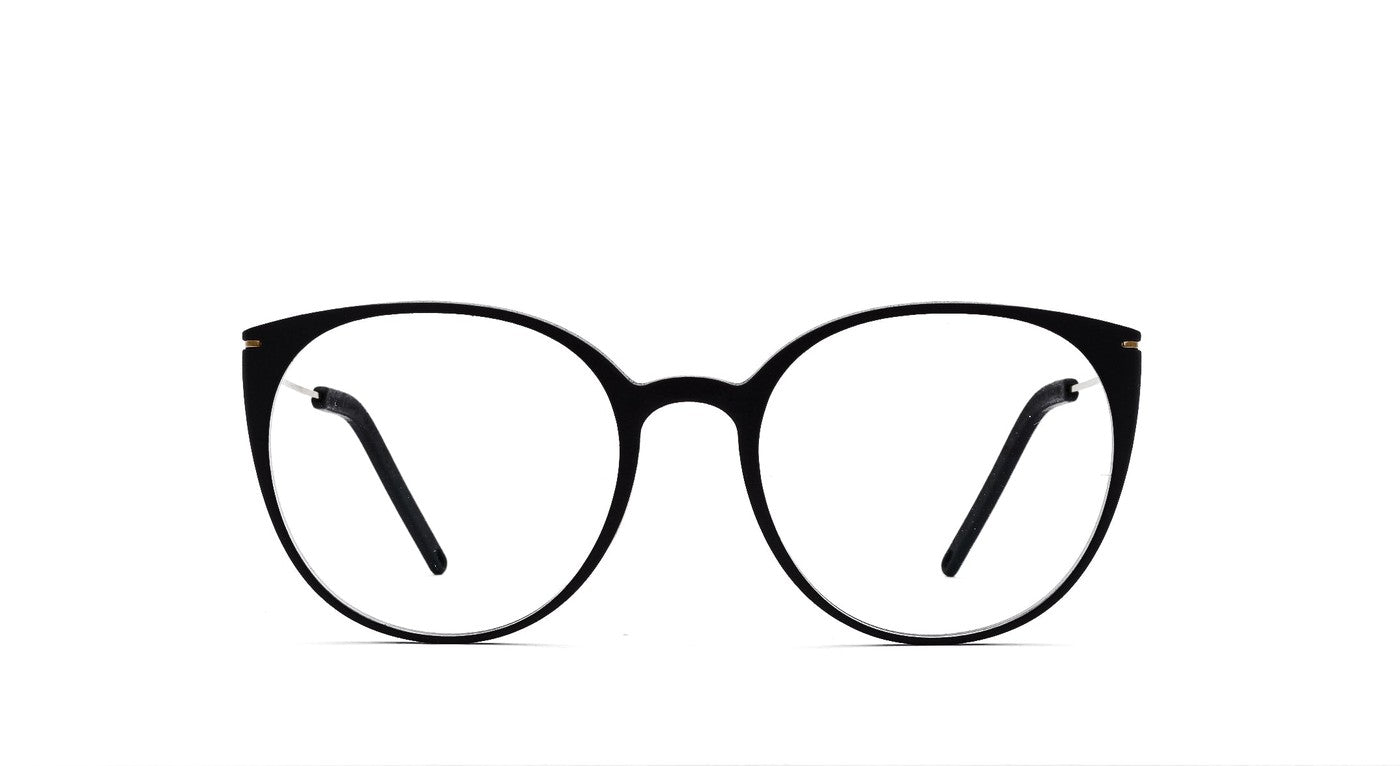 Klenze & Baum - Asket - "Avila"-Brille-Klenze & Baum-52-18-001 - Coal / Gold-Schönhelden