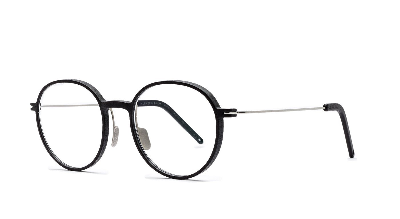 Klenze & Baum - Asket - "Laotse" L-Brille-Klenze & Baum-49-18-001 - coal / silver-Schönhelden