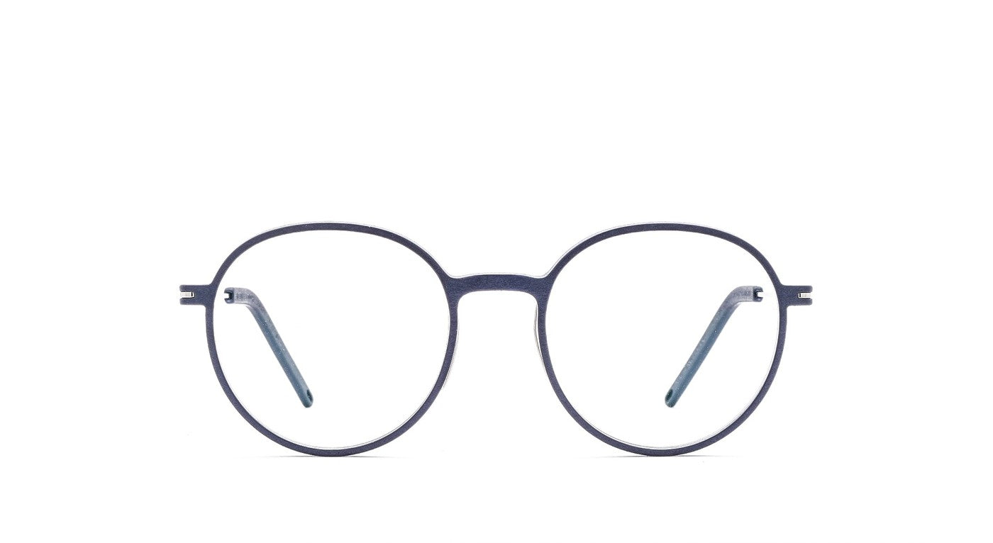 Klenze & Baum - Asket - "Laotse" L-Brille-Klenze & Baum-49-18-003 - nightshade / silver-Schönhelden