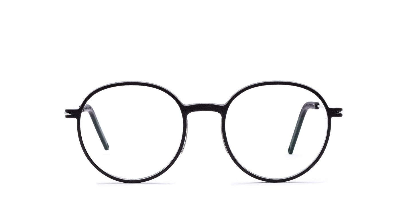 Klenze & Baum - Asket - "Laotse" L-Brille-Klenze & Baum-49-18-001 - coal / silver-Schönhelden