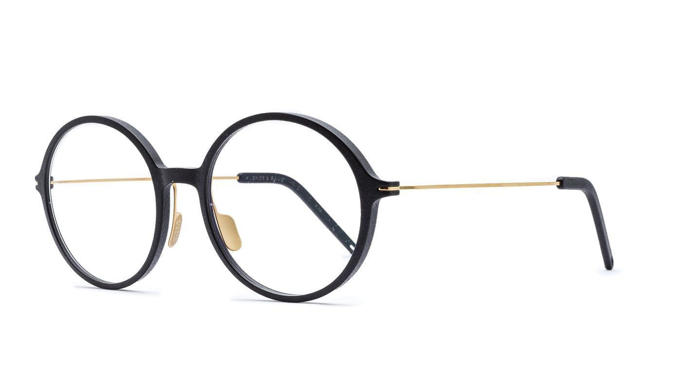 Klenze & Baum - Asket - "Noli" L-Brille-Klenze & Baum-54-19-001 - Coal / Gold-Schönhelden