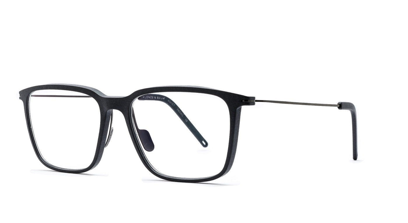 Klenze & Baum - Asket - "Parks" L-Brille-Klenze & Baum-57-17-001 - coal/ silver-Schönhelden