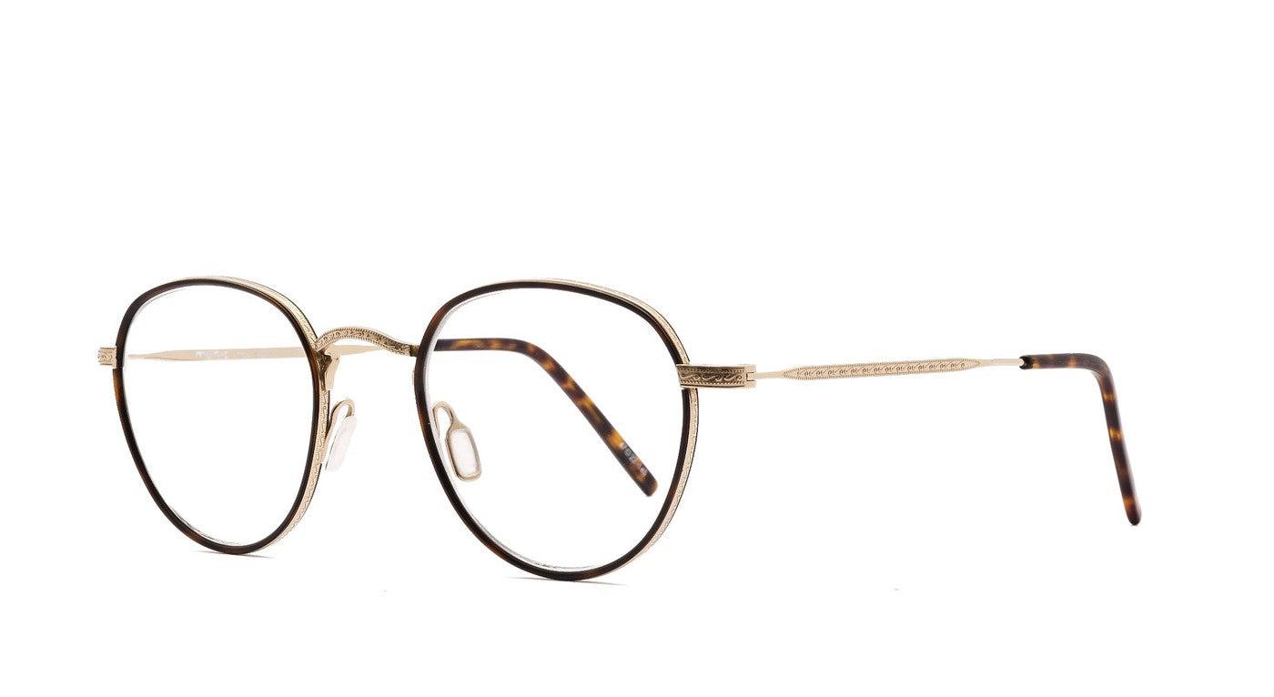 Munic 430-3-Brille-Munic-55 - rose gold mat / brown mat-47-22-Schönhelden
