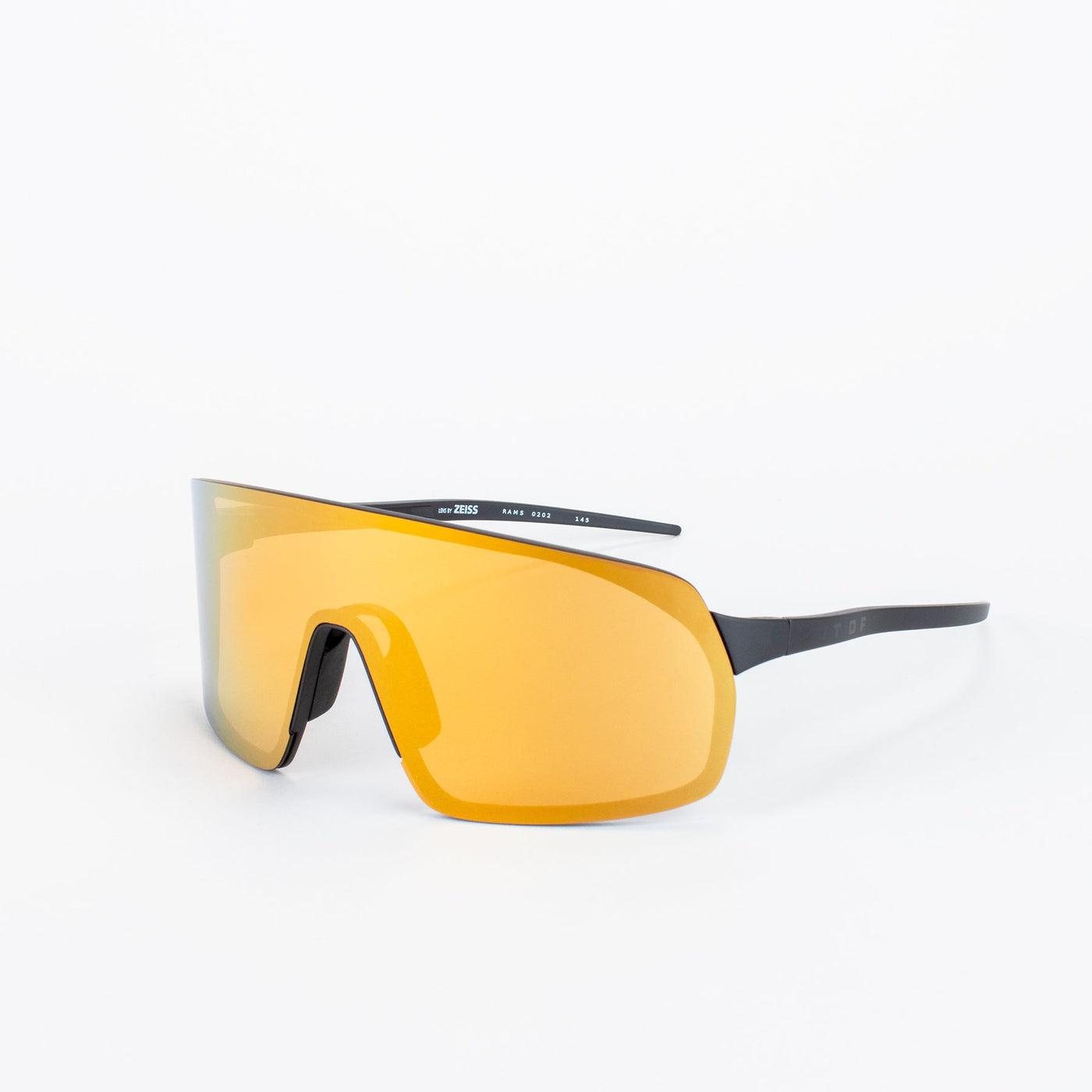 Out Of Rams Gold MCI-Brillen-Out Of Optics-matt schwarz / gold mirror-Schönhelden