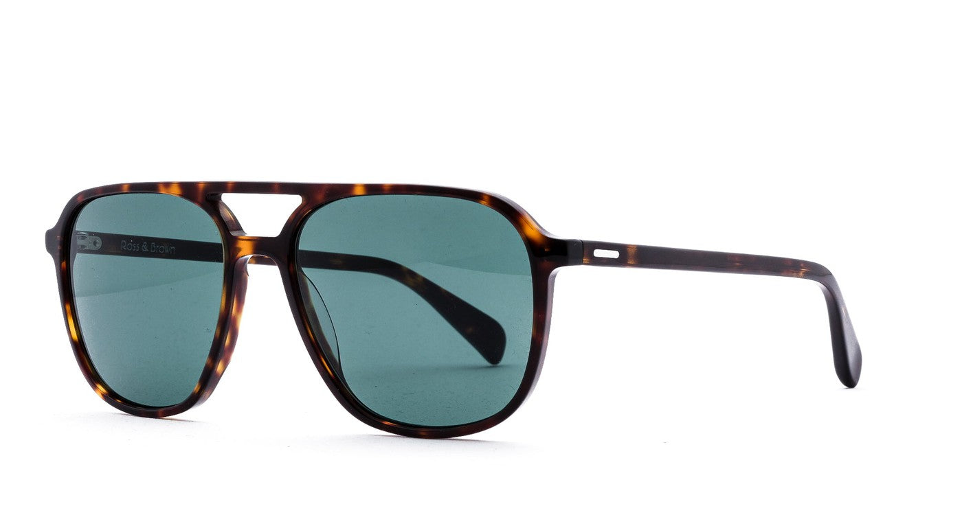 Ross & Brown Los Angeles 2-Brille-Ross & Brown-195 - Night Tortoise-56-17-Schönhelden