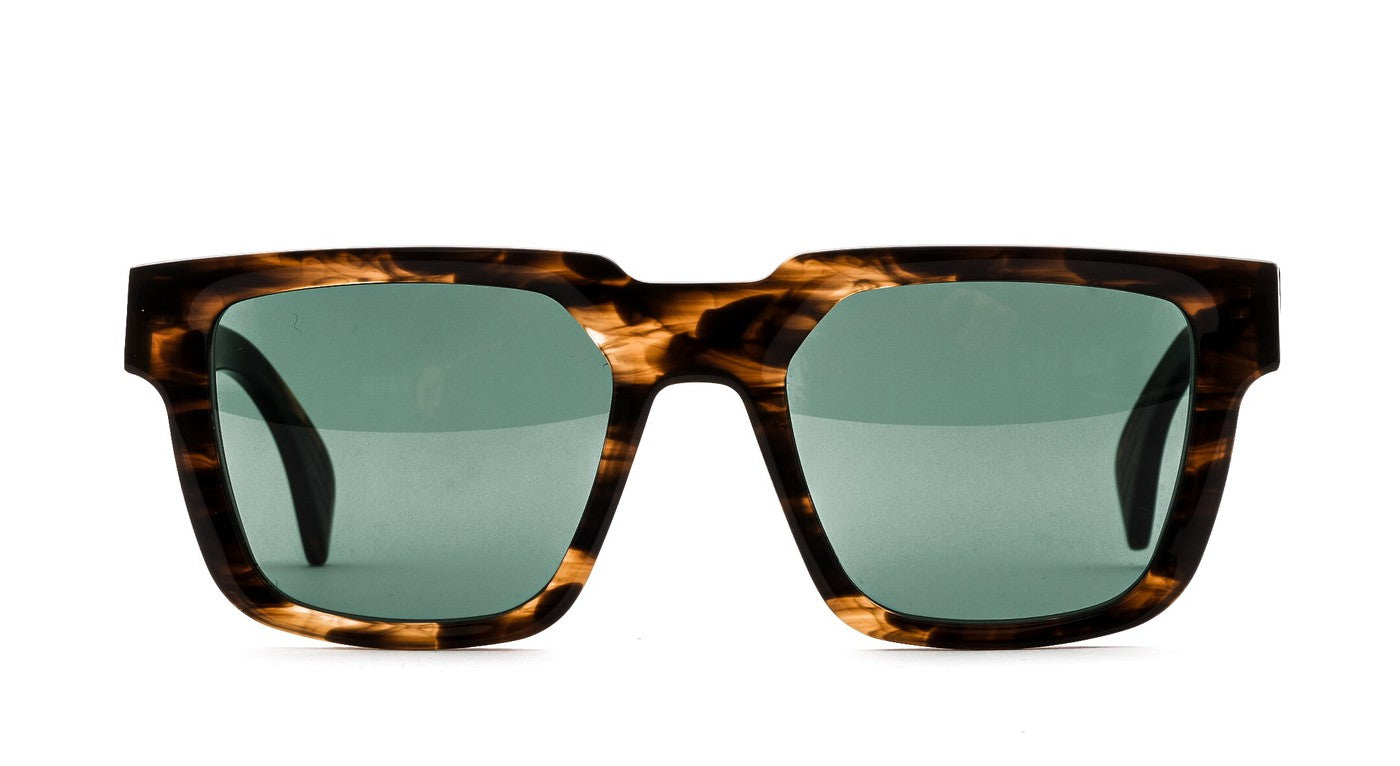 Ross & Brown Miami 2-Brille-Ross & Brown-005 - Cigar Classic Green-54-21-Schönhelden