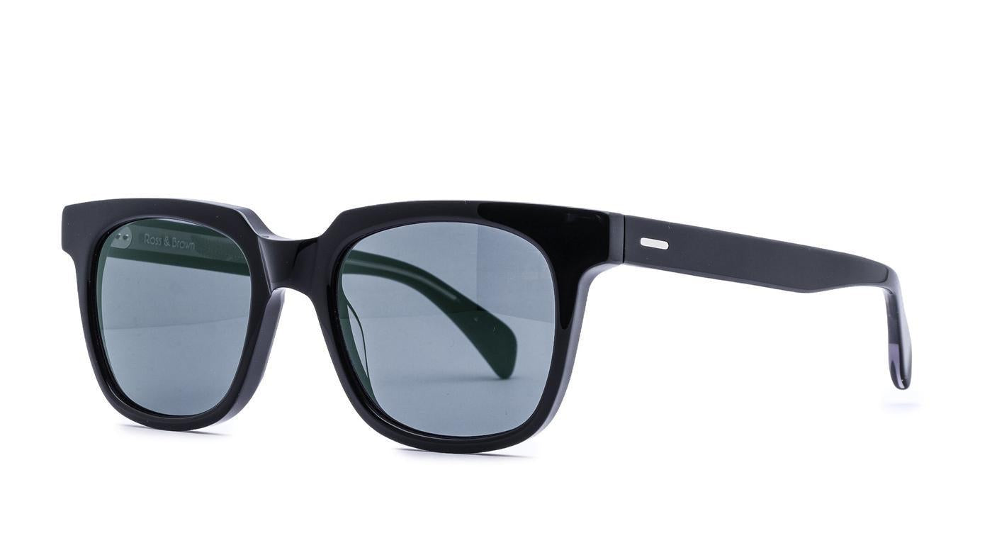 Ross & Brown PORTOFINO-Brille-Ross & Brown-51-20-016/199 - Shiny Black / Air Black - Classic Grey-Schönhelden