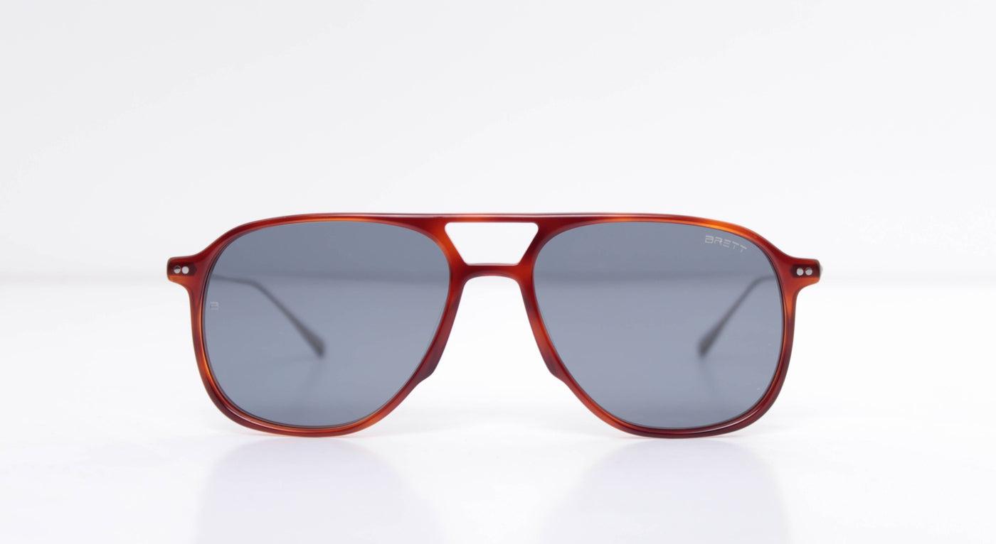 BRETT Brown Sun-Brille-Brett-C09 - havanna braun - silber-Schönhelden