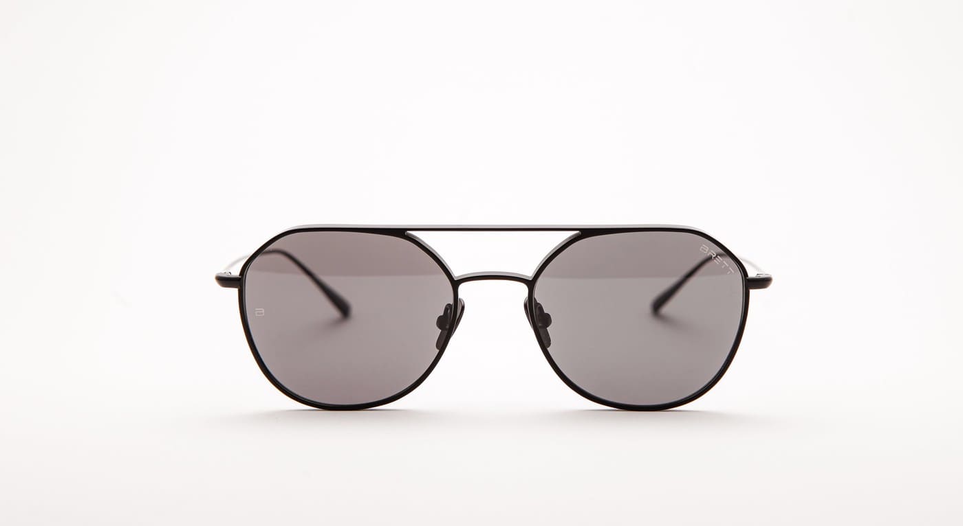 BRETT Bullitt Sun-Brille-Brett-C03 - schwarz (black)-52-18-Schönhelden