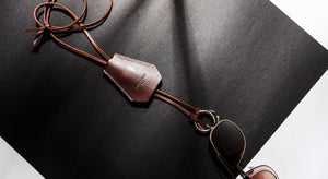 Brillenkette aus Leder von Diffuser Tokyo / dunkelbraun-Brillenketten-Diffuser Tokyo-dunkelbraun-Schönhelden