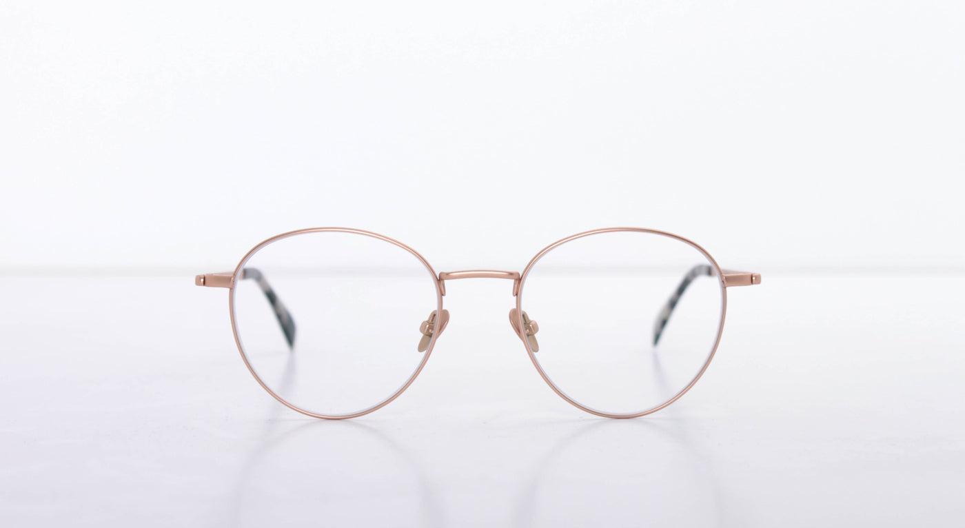 COBLENS Kaffeepause-Brille-Coblens-206 - ROSE GOLD MATT-49-18-Schönhelden