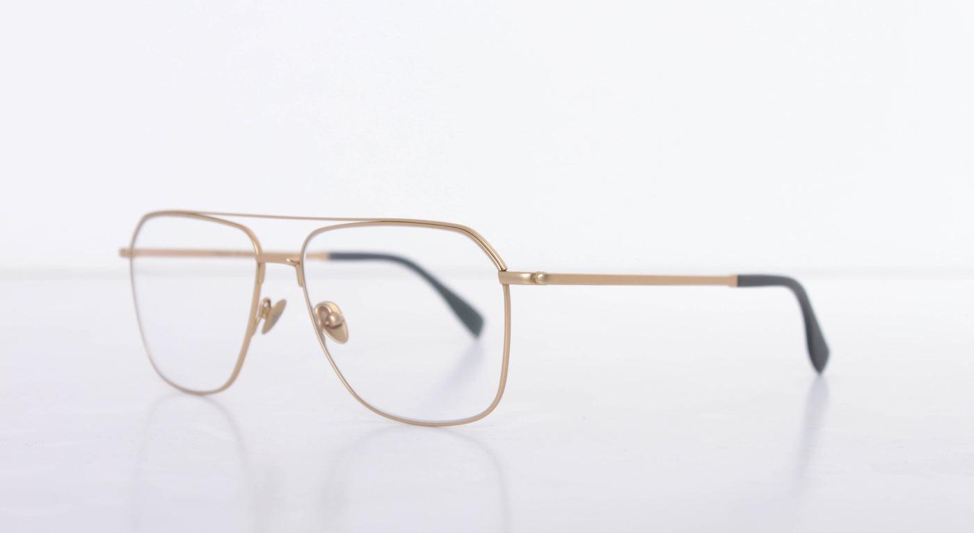 COBLENS Standspur-Brille-Coblens-230 - SOFT GOLD MATT-57-15-Schönhelden