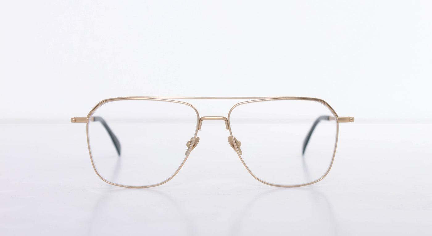 COBLENS Standspur-Brille-Coblens-230 - SOFT GOLD MATT-57-15-Schönhelden