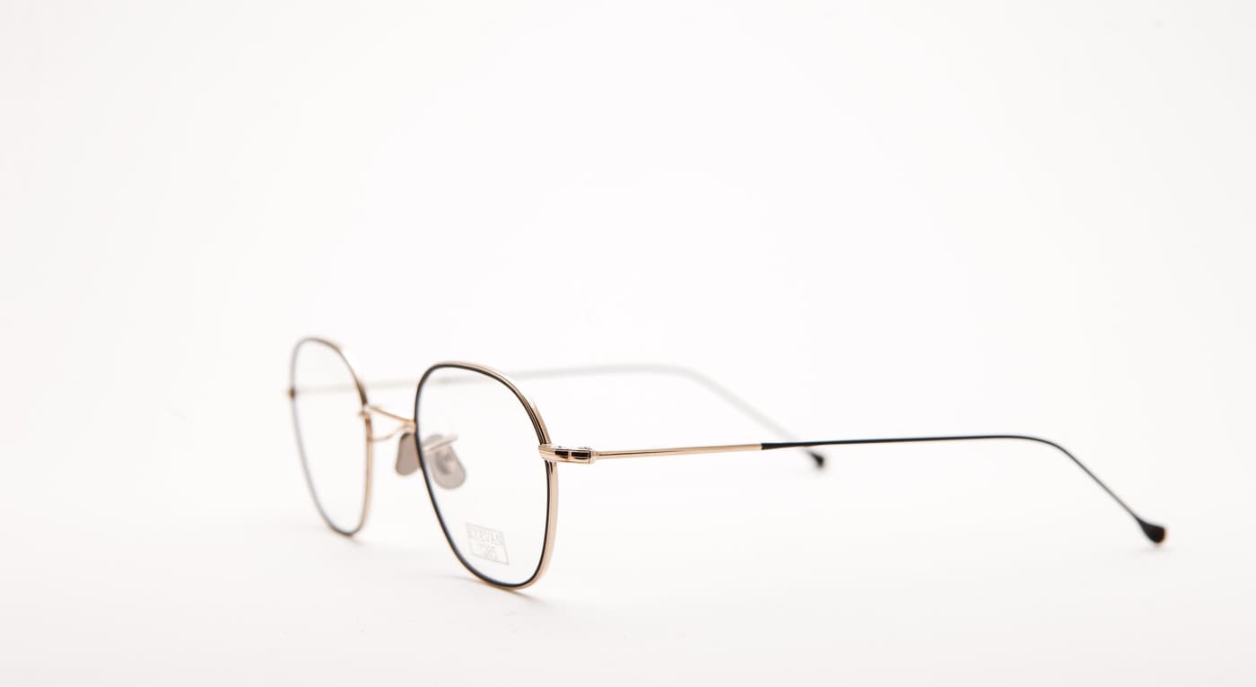 Eyevan 7285 151-Brille-Eyevan 7285-8053 Schwarz - Gold (black - gold)-47-24-Schönhelden