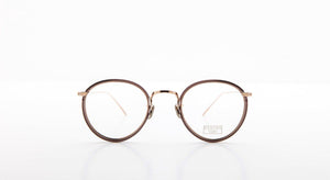 Eyevan 7285 717E-Brille-Eyevan 7285-103900 gold - grau transparent Acetat (gold - grey transparent acetat)-46-24-Schönhelden