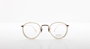 Eyevan 7285 717E-Brille-Eyevan 7285-3071 gold - transparent Acetat (gold - transparent acetat)-46-24-Schönhelden