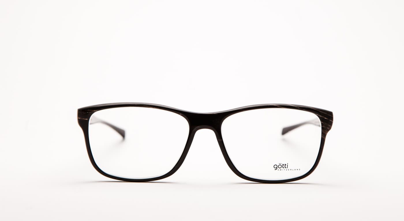 GÖTTI Babar-Brille-Götti-dunkelbraun-weiße Struktur-54-17-Schönhelden