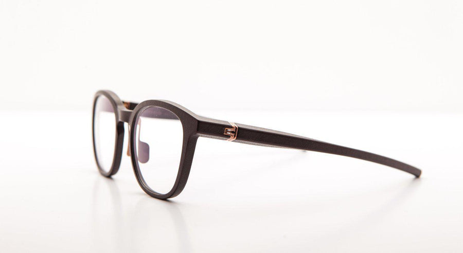 Klenze & Baum - Galilei-Brille-Klenze & Baum-50-20-002 - schwarzbraun (soil)-rose gold-Schönhelden