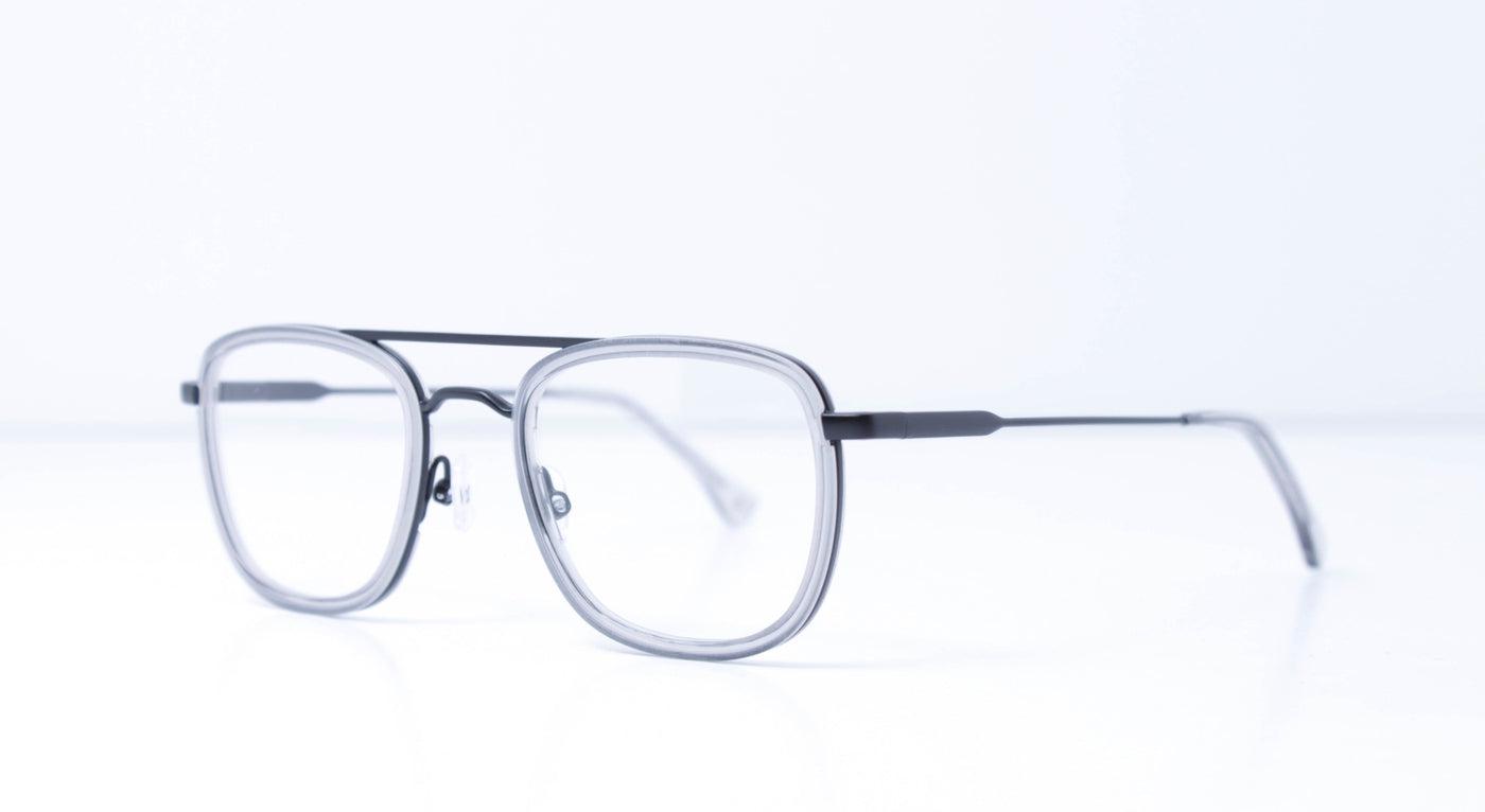 Very French Gangsters - Very Groovy 3-Brille-Very French Gangsters-136 - khaki transparent (kaki tranlucide / métal noir mat)-47-22-Schönhelden