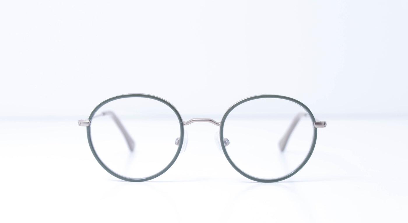 Very French Gangsters - Very Nice 2-Brille-Very French Gangsters-116 - flechtengrünes palladium matt (palladium mat / lichen)-44-19-Schönhelden