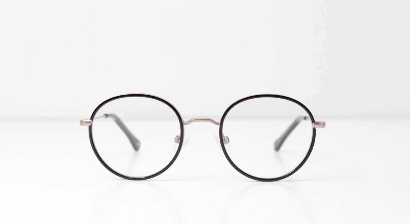 Very French Gangsters - Very Nice 2-Brille-Very French Gangsters-117 - lakritzfarbenes palladium mat (palladium mat / reglisse-44-19-Schönhelden