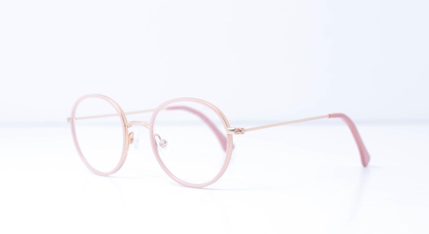 Very French Gangsters - Very Nice 2-Brille-Very French Gangsters-118 - rosiges champagner matt (champagne mat / rose)-44-19-Schönhelden