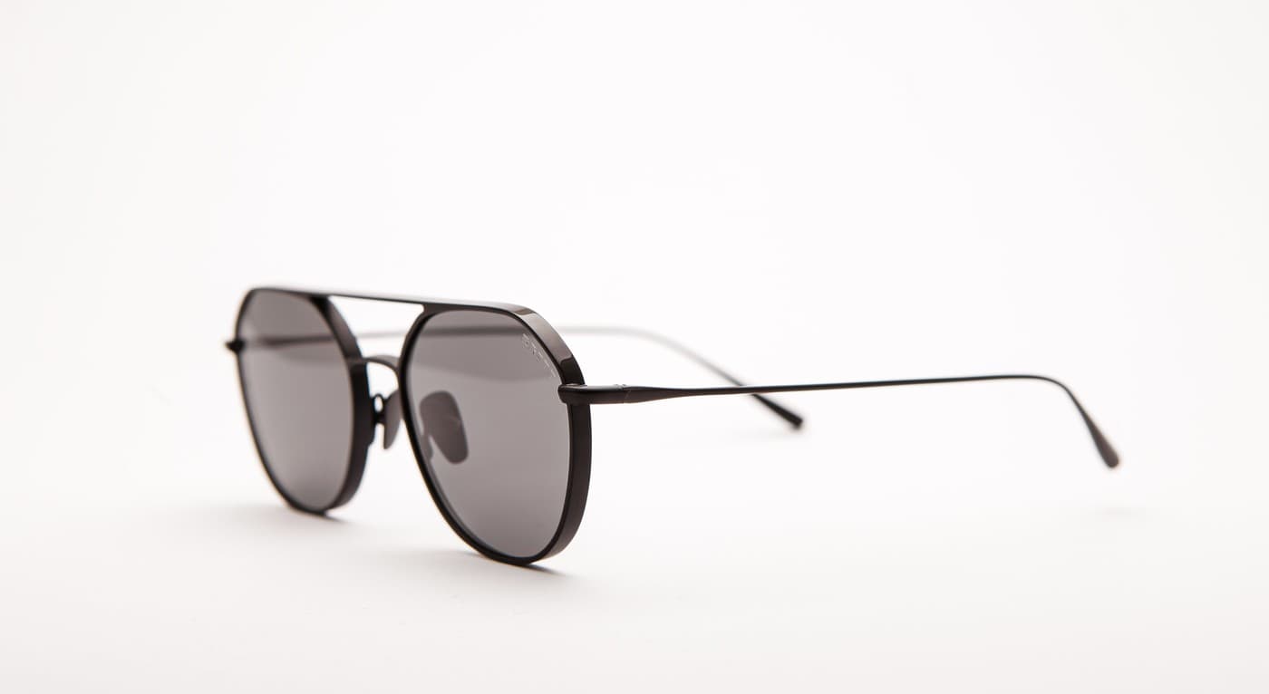 BRETT Bullitt Sun-Brille-Brett-C03 - schwarz (black)-52-18-Schönhelden